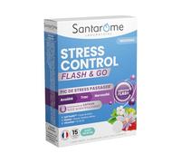 Santarome - Stress Control Flash & Go - Flash Release - Safr'inside Complex - 15 Tablets