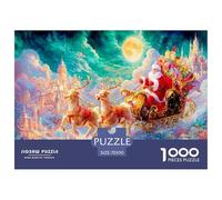 Santa's Airplane Ride_2 Jigsaw Puzzles Puzzles for Adults Kids. 1000 Pieces Great Gifts Challenge Toy Educational Game Home Decoration for Educational Games Gifts 70x50cm/1000pcs