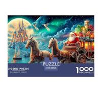 Santa's Airplane RideIntricate 1000-Piece Jigsaw Puzzles for Adults Presenting A World of Challenging Puzzle Games - These Stand As The Premier Gift Jigsaw Puzzles for Adults And Kids Age 12 Years Up