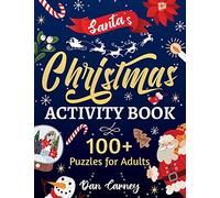 Santa's Christmas Activity Book: 100+ Puzzles for Adults