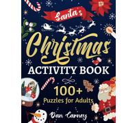 Santa's Christmas Activity Book: 100+ Puzzles for Adults