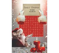 Santas Christmas Word Search: Santa’s Christmas Word searches with Easy to Read Print, I 6 by 9 inches, 110 pages I 50+ Puzzles … Gift for Vacations, Holidays, and Free Times