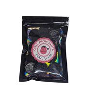 Santa's coal pontefract cakes sweet bag | | Stocking filler| Liquorice | Christmas sweets | Liquorice xmas gift | Secret santa | Funny xmas sweets