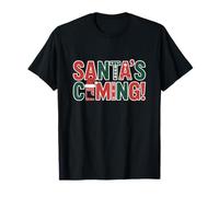 Santa's Coming to Town Cute Christmas Holiday T-Shirt