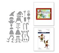 Santa's Elves Etched Dies from The North Pole Friends Collection by Simon Hurley