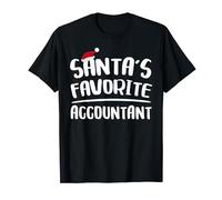 Santa's Favorite Accountant T-Shirt Christmas Shirt T-Shirt