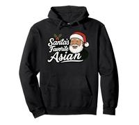 Santa's Favorite Asian Christmas Xmas Pullover Hoodie