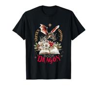 Santa's Favorite Book Dragon Christmas Magic T-Shirt