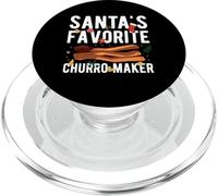 Santas Favorite Churro Maker Funny Christmas PopSockets PopGrip for MagSafe