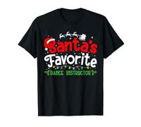Santa's Favorite Dance Instructor Christmas Party T-Shirt