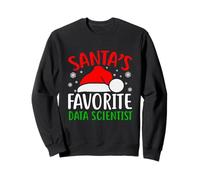 Santas Favorite Data Scientist Funny Christmas Xmas Santa Sweatshirt