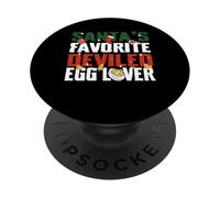 Santas Favorite Deviled Egg Lover Xmas Christmas PopSockets Adhesive PopGrip