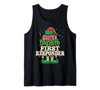 Santa's Favorite First Responder Christmas Matching Tank Top