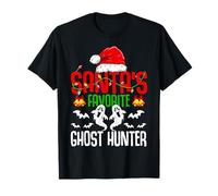 Santa's Favorite Ghost Hunter Christmas Ghost Hunting Gifts T-Shirt