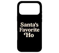 Santa's Favorite Ho Funny Christmas Quote Case for iPhone 17 Pro Max