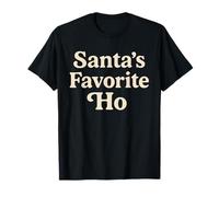 Santa's Favorite Ho Funny Christmas Quote T-Shirt