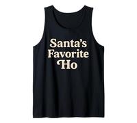 Santa's Favorite Ho Funny Christmas Quote Tank Top