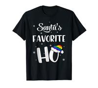Santas Favorite Ho Gay Christmas Lesbian Xmas T-Shirt T-Shirt