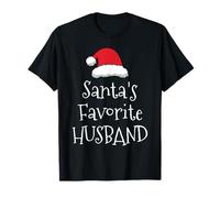 Santas Favorite Husband - Christmas Funny Gift Xmas Pajama T-Shirt