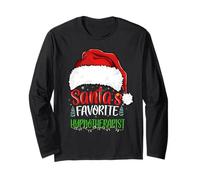 Santa's Favorite Hypnotherapist Funny Christmas Hypnotherapy Long Sleeve T-Shirt