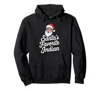 Santa's Favorite Indian Christmas Xmas Pullover Hoodie