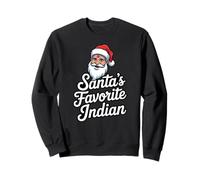 Santa's Favorite Indian Christmas Xmas Sweatshirt