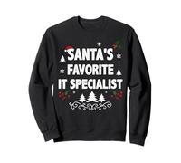 Santa's Favorite It Specialist Funny Christmas Pajamas Sweatshirt