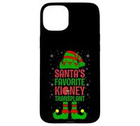 Santa's Favorite Kidney Transplant Organ Donor Elf Christmas Case for iPhone 15 Plus