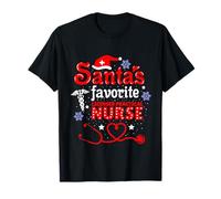 Santas Favorite Licensed Practical Nurse LVN Christmas T-Shirt
