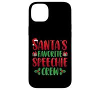 Santa's Favorite Speechie Crew SLP Speech Therapy Christmas Case for iPhone 14 Plus
