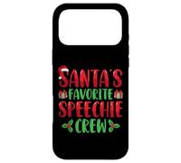 Santa's Favorite Speechie Crew SLP Speech Therapy Christmas Case for iPhone 17 Pro Max
