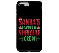 Santa's Favorite Speechie Crew SLP Speech Therapy Christmas Case for iPhone 7 Plus/8 Plus