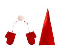 Santa's Hat Ornament,Plush Festival Decoration - Tree Santa Decoration,For Use Outdoor Party Collections Winter Scene Costume Bedroom And Living Room