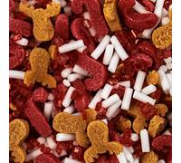 Santa's Helper Christmas Festive Themed Cupcake Sprinkles Edible Sugar Toppers Decoration Caramel Red White Reindeer Candy Cane Shimmer Vermicelli | 60g BA103196