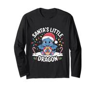 Santa's Little Dragon - Christmas with Cute Dragons Long Sleeve T-Shirt