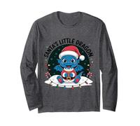 Santa's Little Dragon - Christmas with Cute Dragons Long Sleeve T-Shirt