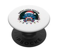 Santa's Little Dragon - Christmas with Cute Dragons PopSockets Adhesive PopGrip