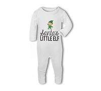 Santa's Little Elf .Christmas - Baby Romper Suit - New Born