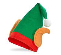 Santas Little Helper Elf s with Ears Christmas Theme Hats Caps & Headwear for Fancy Dress Costumes Accessory