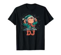 Santa's Little Helper Elf with DJ Booth Costume T-Shirt