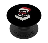 Santas Little Helper Santa Claus PopSockets Adhesive PopGrip