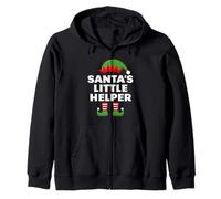 Santa's Little Helper Zip Hoodie