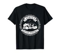 Santa's Little Napper, Funny Alaskan Malamute Dog Christmas T-Shirt