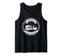 Santa's Little Napper, Funny Alaskan Malamute Dog Christmas Tank Top