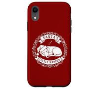 Santa's Little Napper, Funny Smooth Fox Terrier Christmas Case for iPhone XR