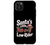 Santa's Little Rider Sleigh Pulling Dachshund Christmas Dog Case for iPhone 11 Pro Max