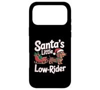 Santa's Little Rider Sleigh Pulling Dachshund Christmas Dog Case for iPhone 17 Pro Max