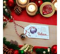 Santa's Magic Key or Silver 'Believe' Bell With An 'Official' North Pole Hand Stamped Wax Sealed Envelope - 1 Key or 1 Bell
