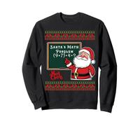 Santa's Math Problem 67 Viral Meme Christmas Ugly Sweater Sweatshirt
