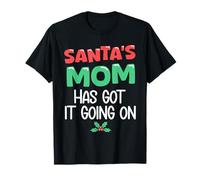 Santas Mom She's Got It Going On Emo Christmas Punk Holiday T-Shirt